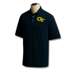 Georgia Tech Yellow Jackets Men's Ace Polo - Navy Blue